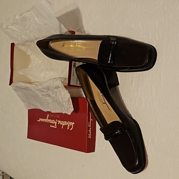 Salvatore Ferragamo Confetto women's shoes size 10 AA - Picture 6 of 11